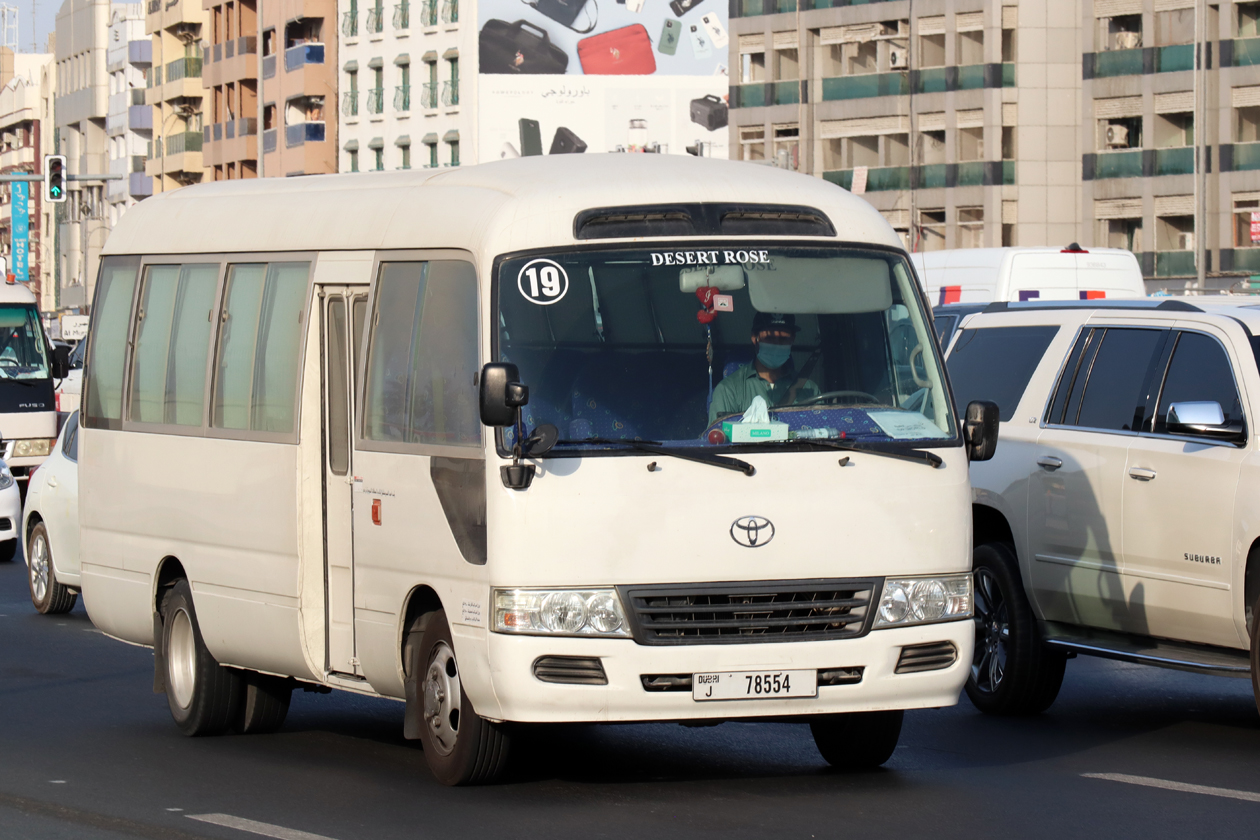 ОАЭ, Toyota Coaster (III B40/B50) № 19