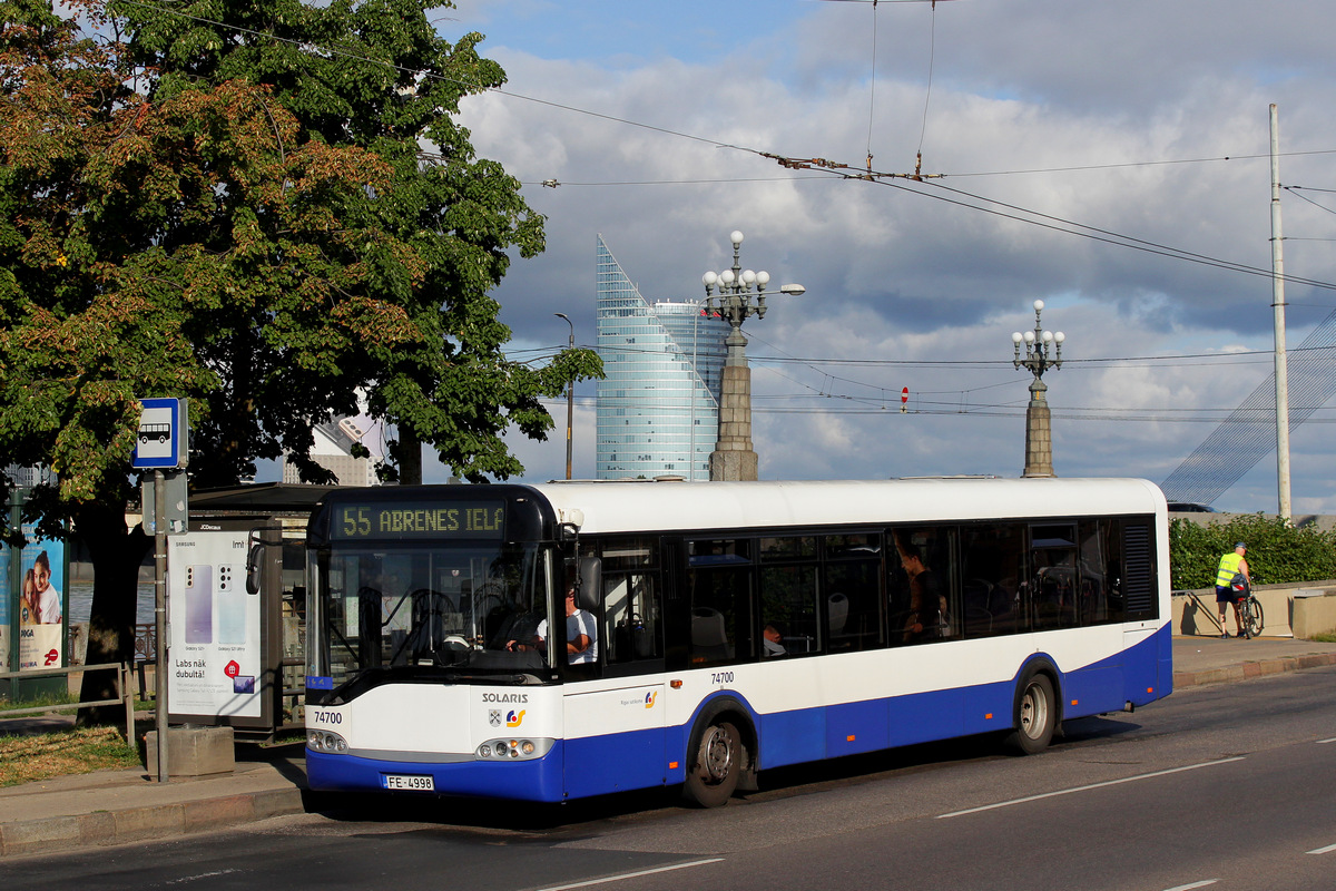 Латвия, Solaris Urbino II 12 № 74700