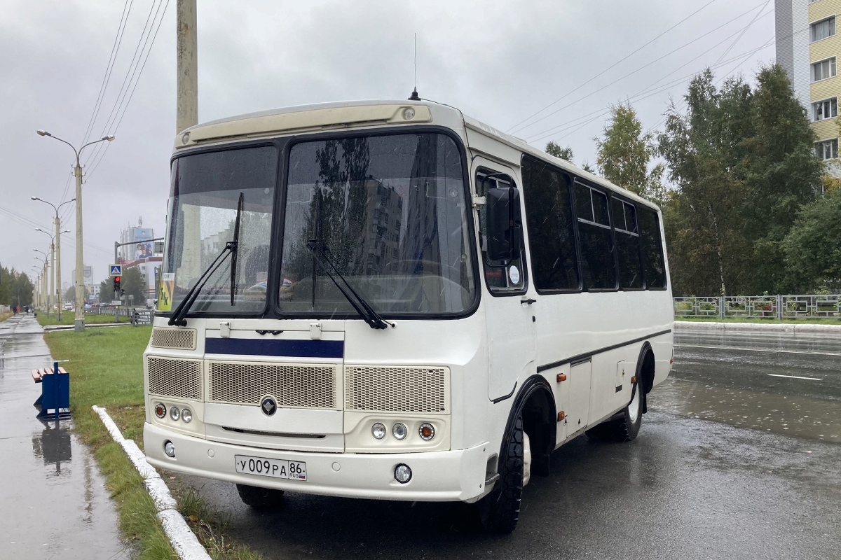 Ханты-Мансийский АО, ПАЗ-320530-22 № У 009 РА 86