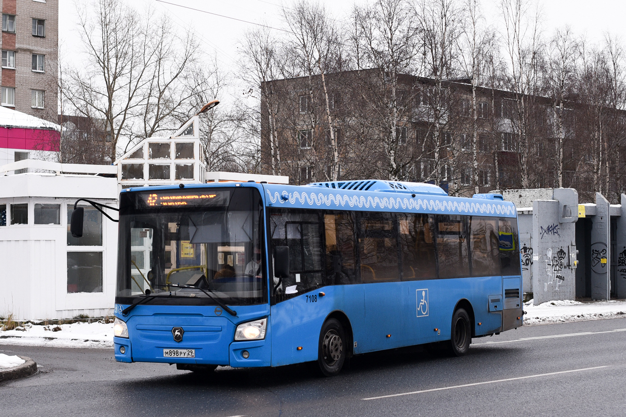 Архангельская область, ЛиАЗ-4292.60 (1-2-1) № 7108