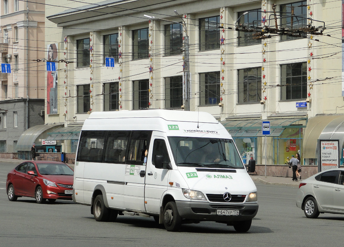 Челябинская область, Луидор-223227 (MB Sprinter Classic) № Р 647 ХР 174 Челябинская область, Луидор-223227 (MB Sprinter Classic) № Р 647 ХР 174