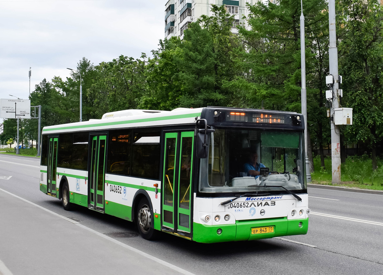 Москва, ЛиАЗ-5292.22 (2-2-2) № 040652
