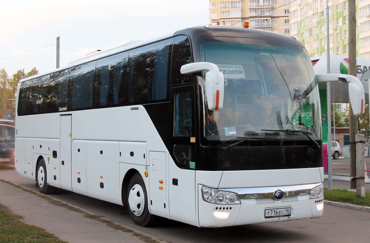 Удмуртия, Yutong ZK6122H9 № Т 716 ЕС 18 Удмуртия, Yutong ZK6122H9 № Т 716 ЕС 18