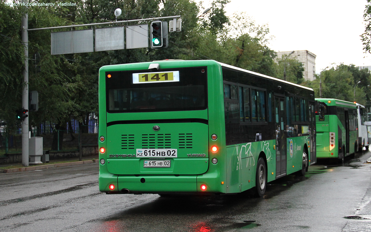 Алматы, Yutong ZK6118HGA № 615 HB 02