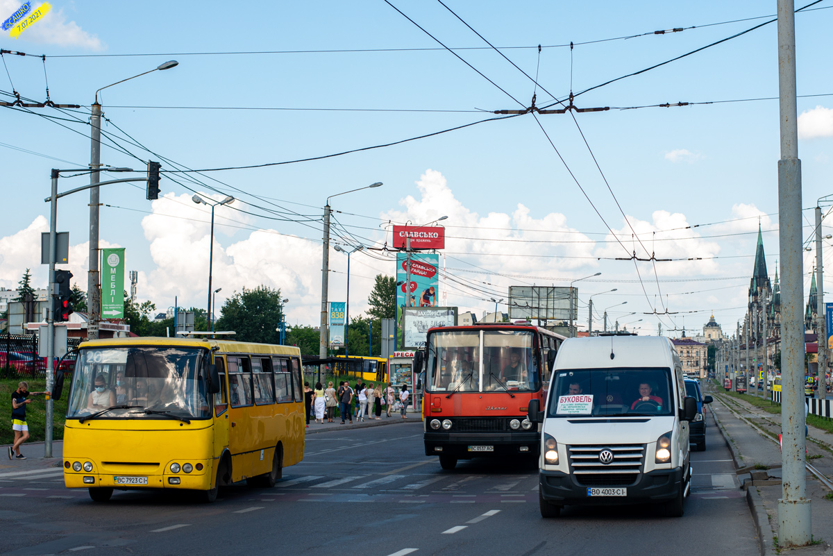 Львовская область, Богдан А09202 № BC 7923 CI; Тернопольская область, Volkswagen Crafter № BO 4003 CI