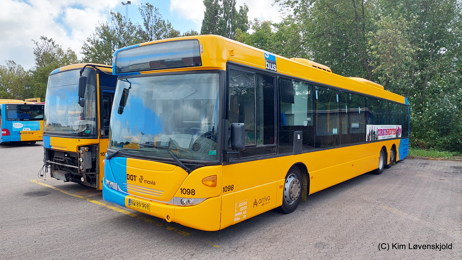 Дания, Scania OmniLink II № 1098 Дания, Scania OmniLink II № 1098