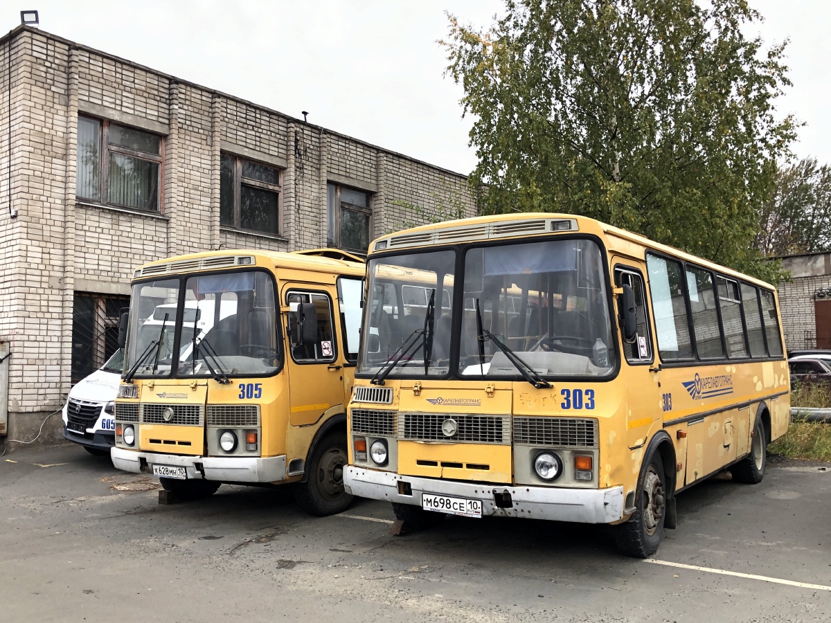 Карелия, ПАЗ-423402 № 305; Карелия, ПАЗ-423402 № 303