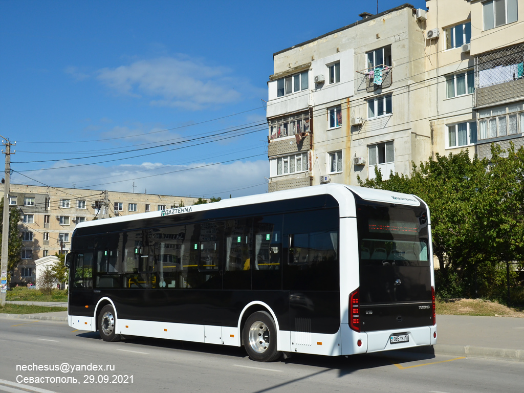 Sevastopol, Yutong ZK6106BEVG (SaryarkaAvtoProm) Nr. 085 YB 10
