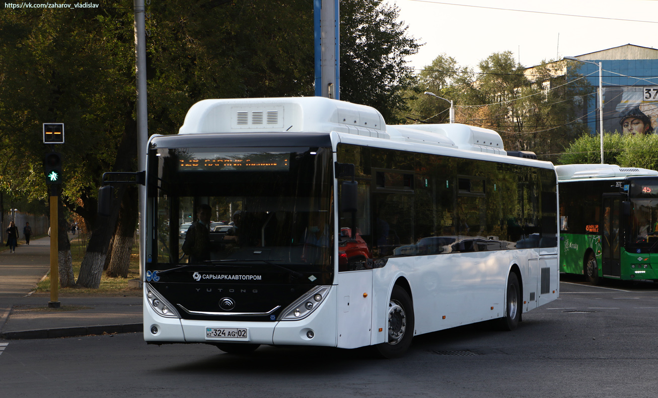 Алматы, Yutong ZK6128HG (СарыаркаАвтоПром) № 324 AG 02
