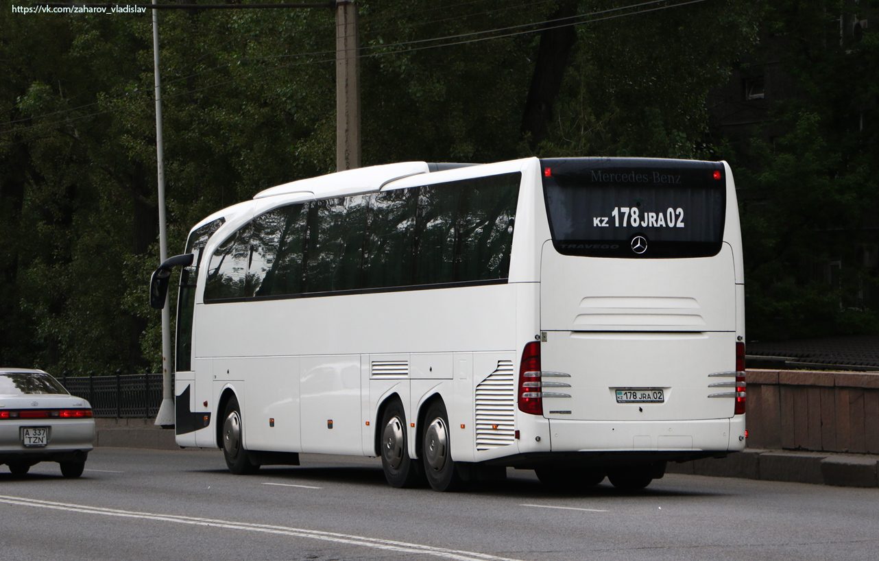 Алматы, Mercedes-Benz Travego II M 16RHD facelift № 178 JRA 02 Алматы, Mercedes-Benz Travego II M 16RHD facelift № 178 JRA 02