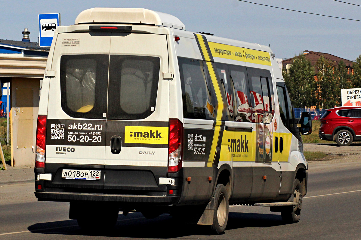 Алтайский край, Нижегородец-2227UR (IVECO Daily) № А 018 ОР 122