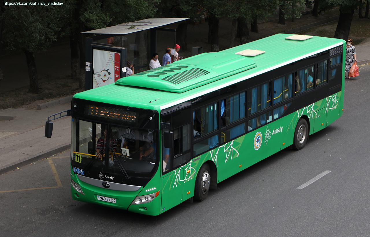 Алматы, Yutong ZK6118HGA № 968 LR 02