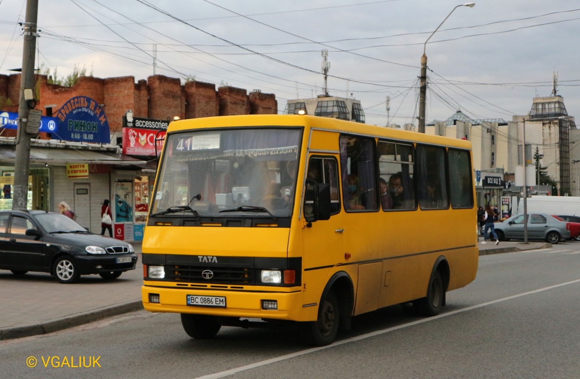 Львовская область, БАЗ-А079.04 "Эталон" № BC 0886 EM