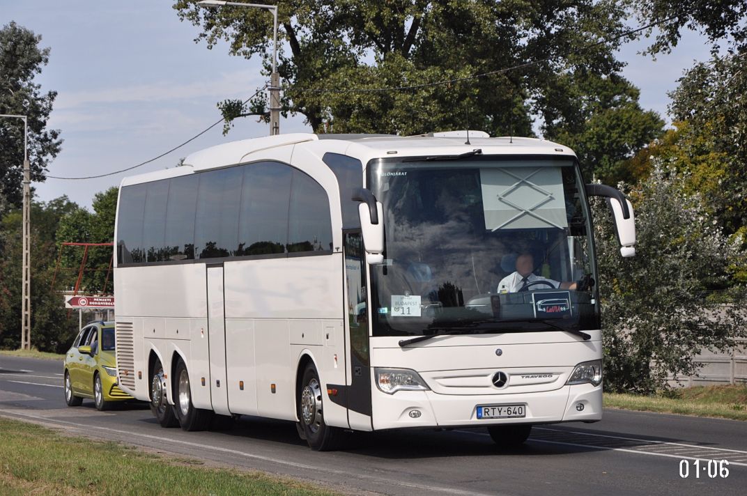 Венгрия, Mercedes-Benz Travego II M Edition 1 16RHD № RTY-640 Венгрия, Mercedes-Benz Travego II M Edition 1 16RHD № RTY-640