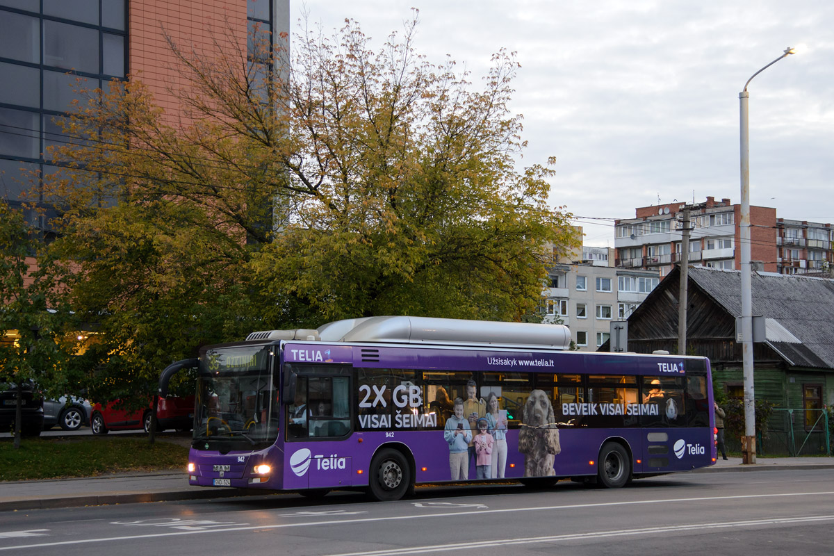 Литва, MAN A21 Lion's City NL273 CNG № 942