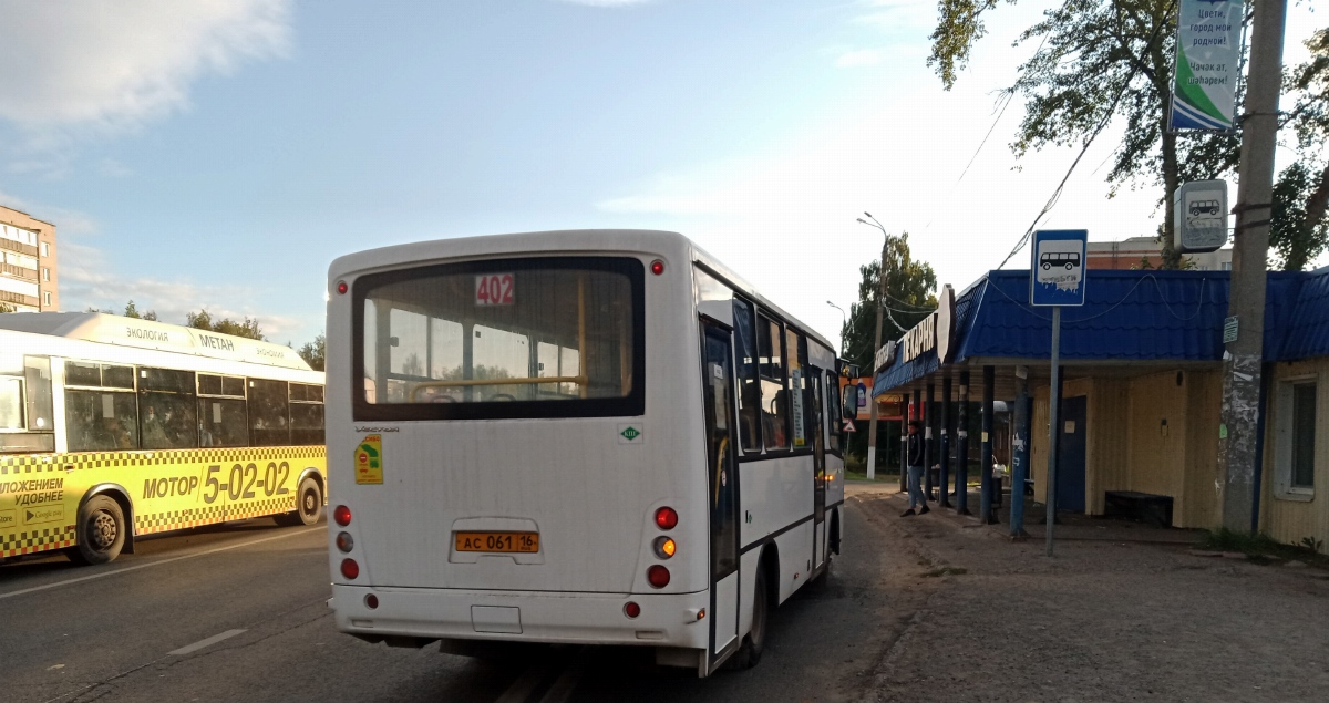 Татарстан, ПАЗ-320302-12 "Вектор" № АС 061 16