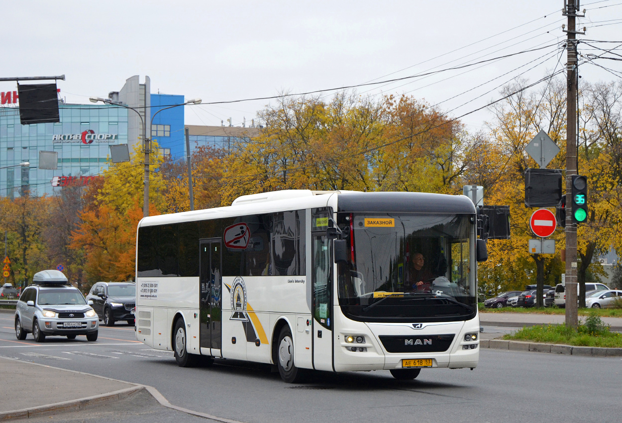 Saint Petersburg, MAN R60 Lion's Intercity ÜL290 # АЕ 618 53