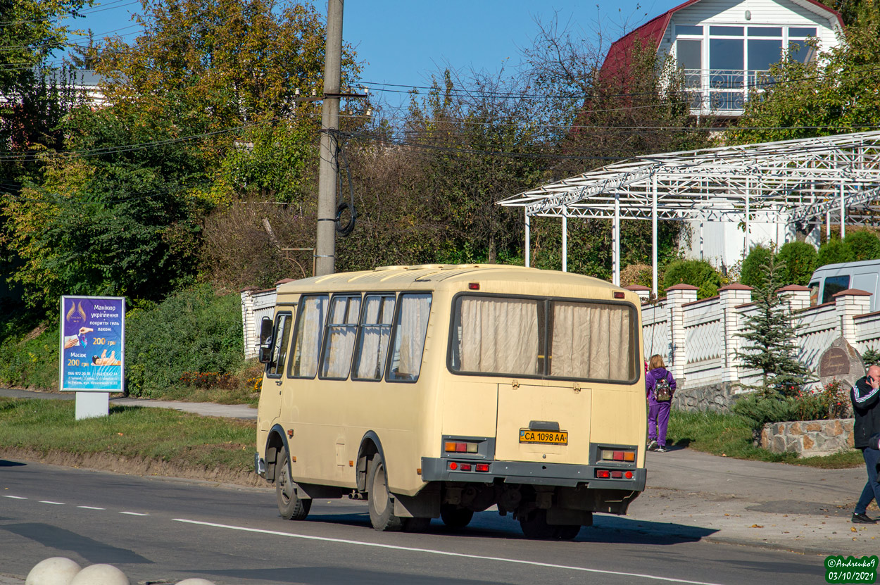Черкасская область, ПАЗ-32054-07 № CA 1098 AA