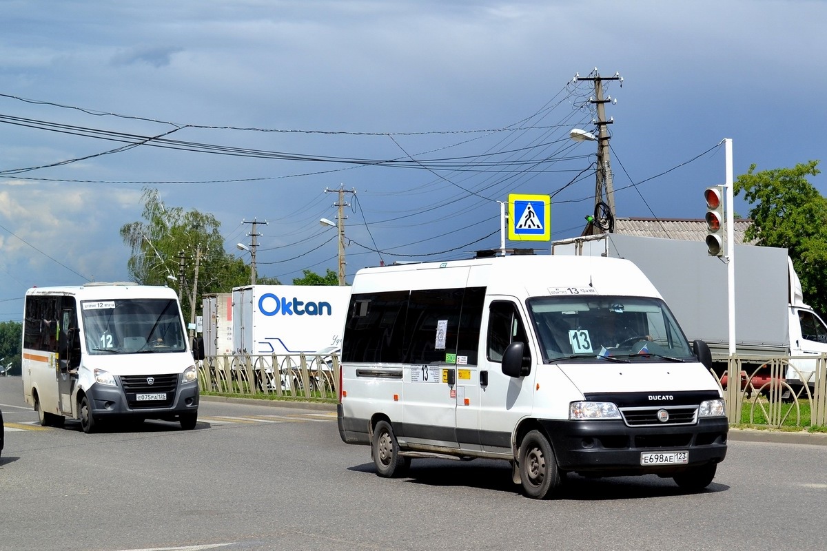 Ставропольский край, ГАЗ-A63R42 Next № Е 075 РА 126; Ставропольский край, FIAT Ducato 244 [RUS] № Е 698 АЕ 123