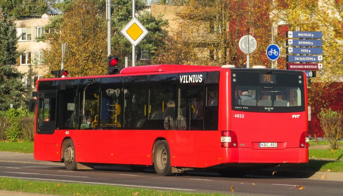 Литва, MAN A21 Lion's City NL273 № 4032