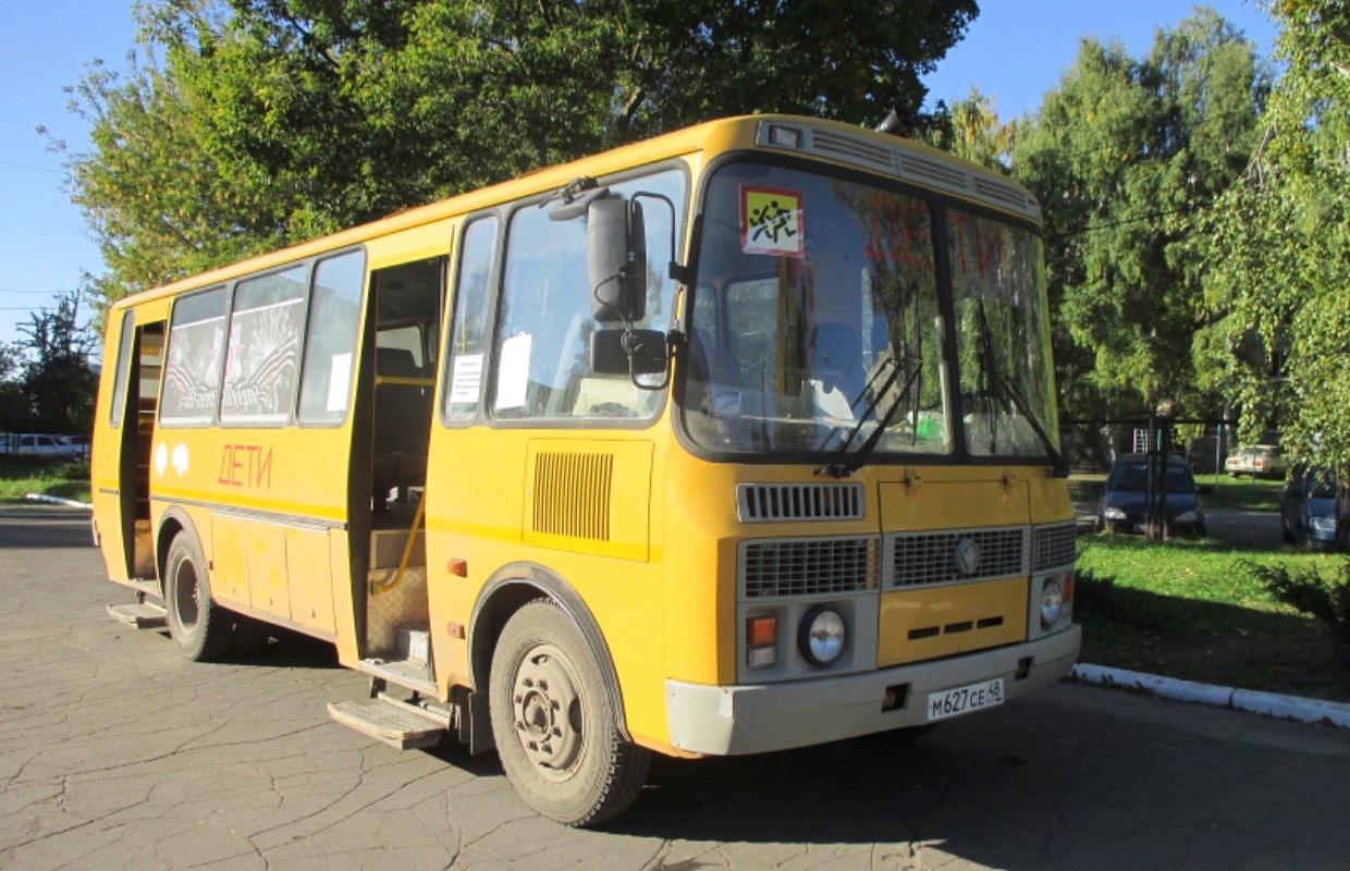 Липецкая область, ПАЗ-423478 № М 627 СЕ 48