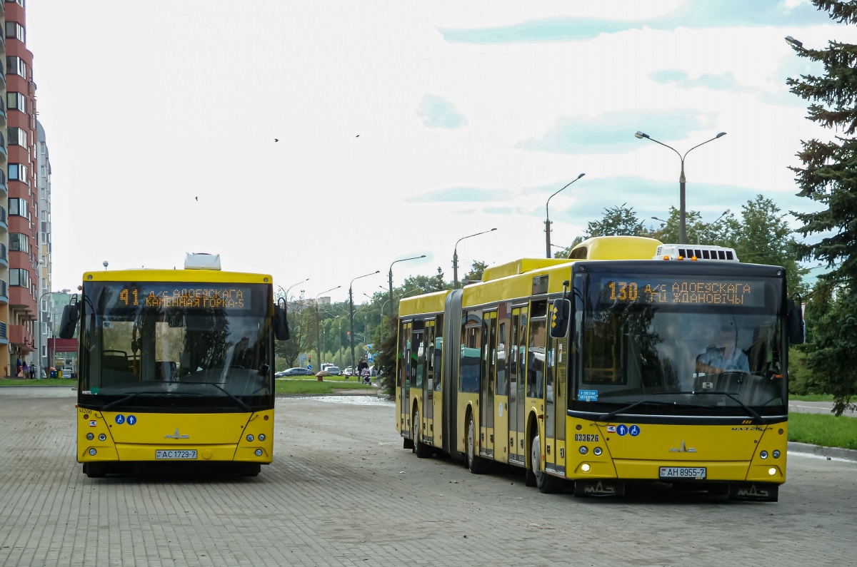 Минск, МАЗ-203.069 № 043206; Минск, МАЗ-215.069 № 033626