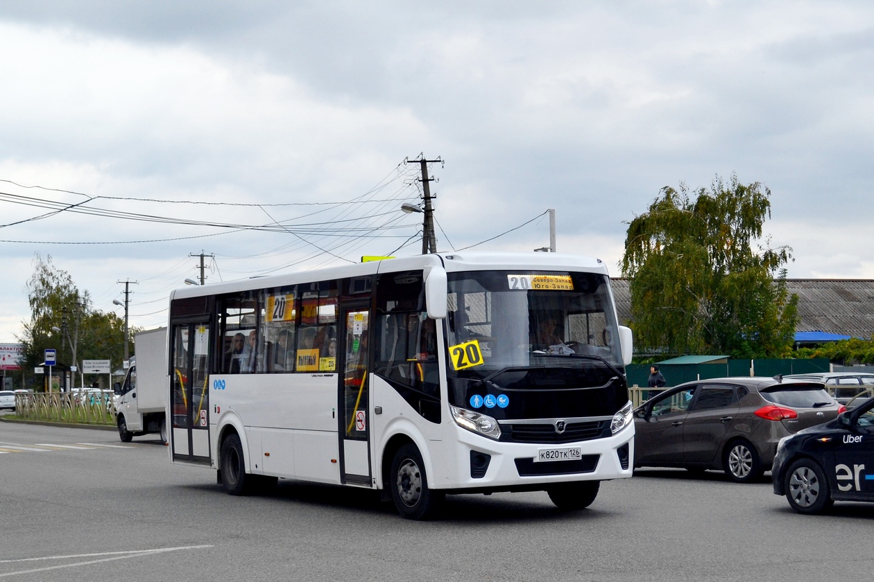 Stavropol Krai, PAZ-320415-04 "Vector Next" Nr. К 820 ТК 126