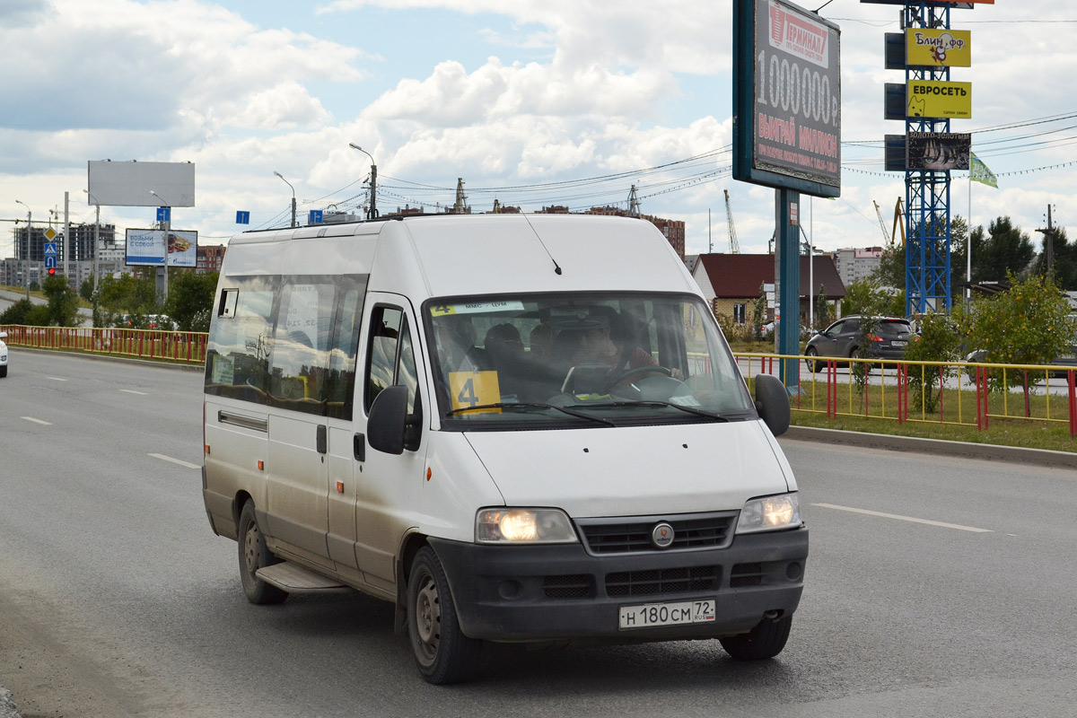 Тюменская область, FIAT Ducato 244 CSMMC-RLL, -RTL № Н 180 СМ 72