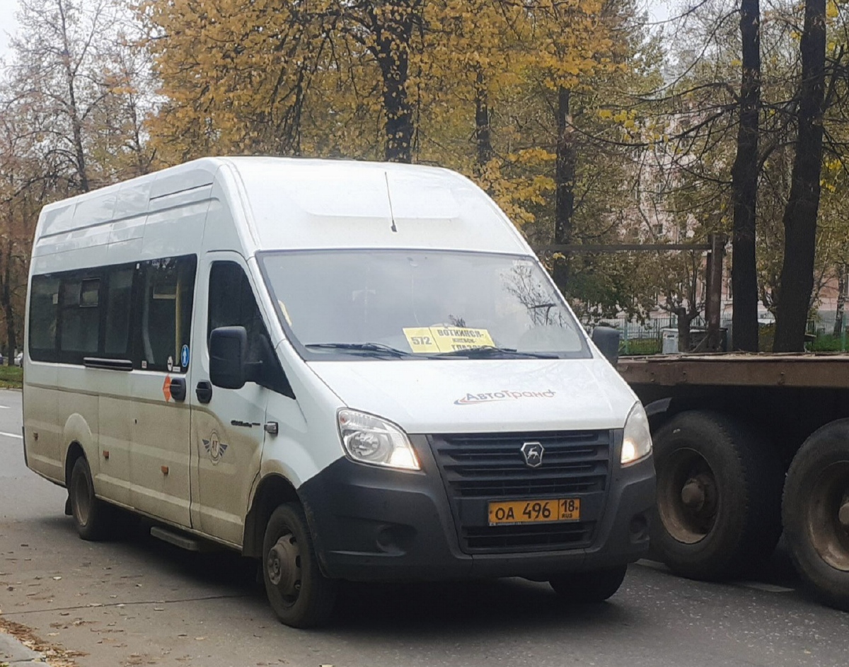 Удмуртия, ГАЗ-A65R52 Next № ОА 496 18 Удмуртия, ГАЗ-A65R52 Next № ОА 496 18