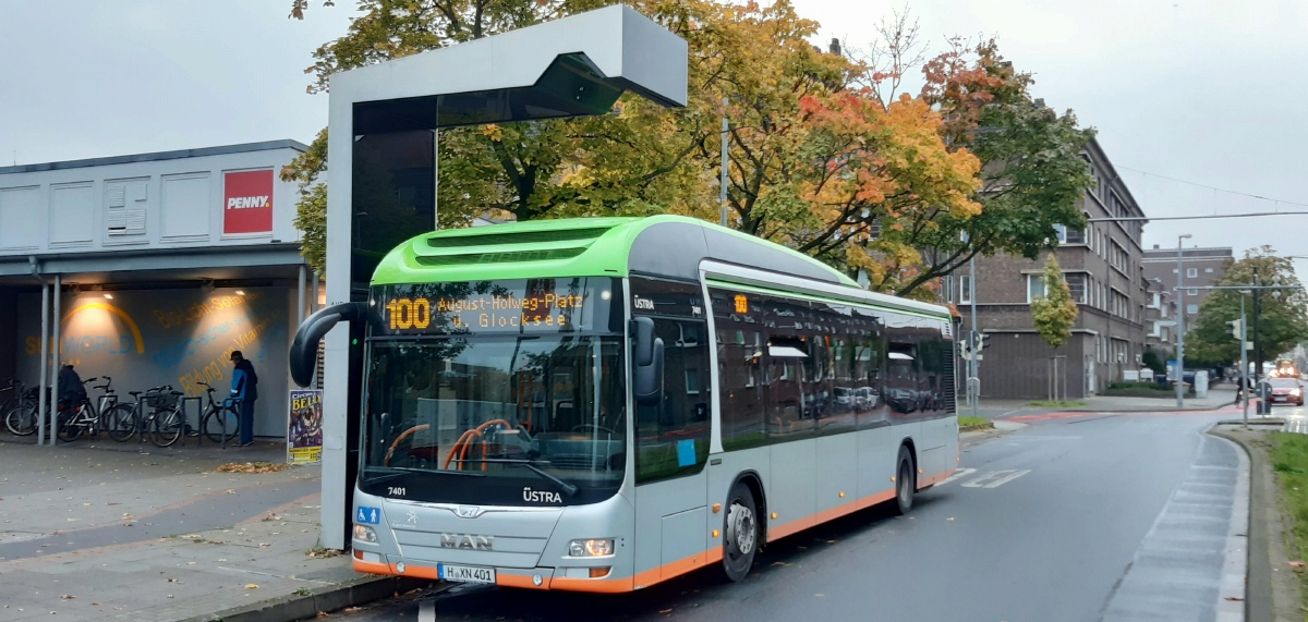 Нижняя Саксония, MAN A37 Lion's City Hybrid NL253 № 7401