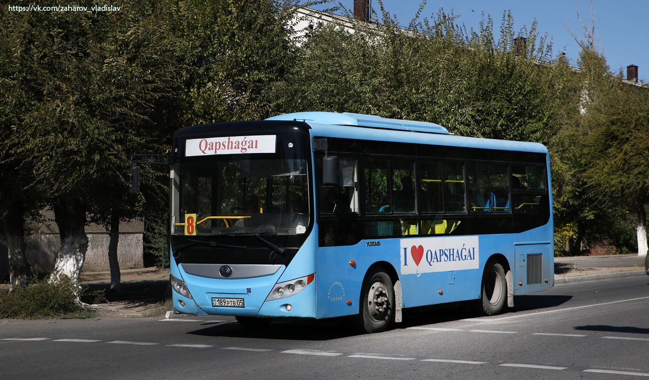 Алматинская область, Yutong ZK6775HG1 № 189 PTB 05