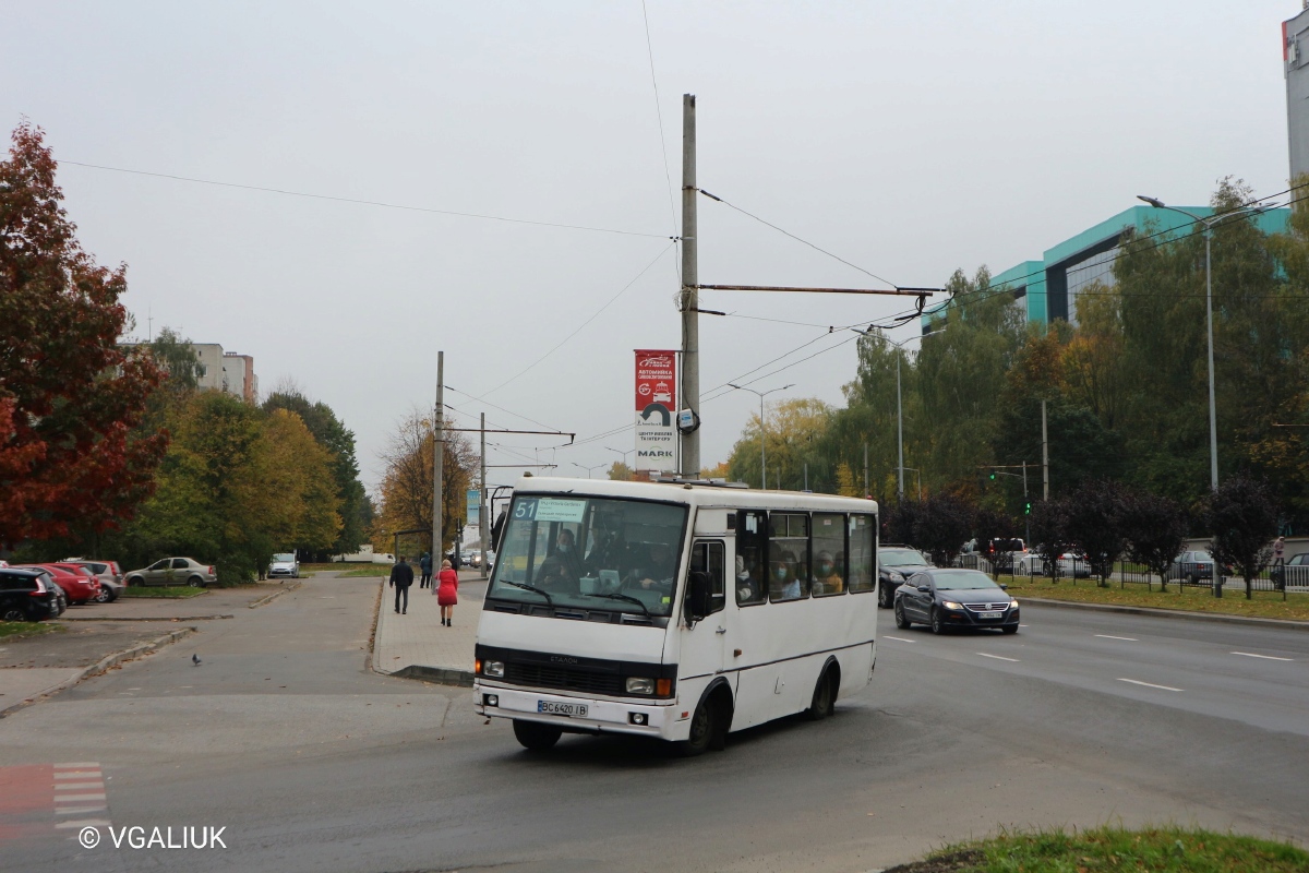Львовская область, БАЗ-А079.14 "Подснежник" № BC 6420 IB
