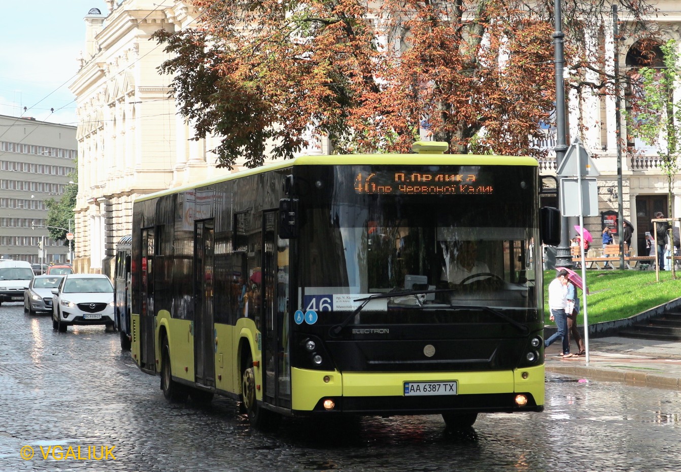 Львовская область, Електрон A18501 № AA 6387 TX