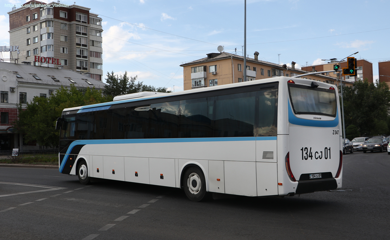 Астана, IVECO Crossway LINE 13M (СарыаркаАвтоПром) № Z047