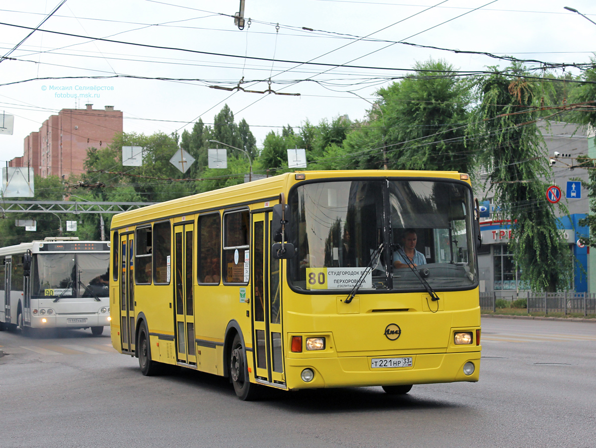 Воронежская область, ЛиАЗ-5256.35 № Т 221 НР 33