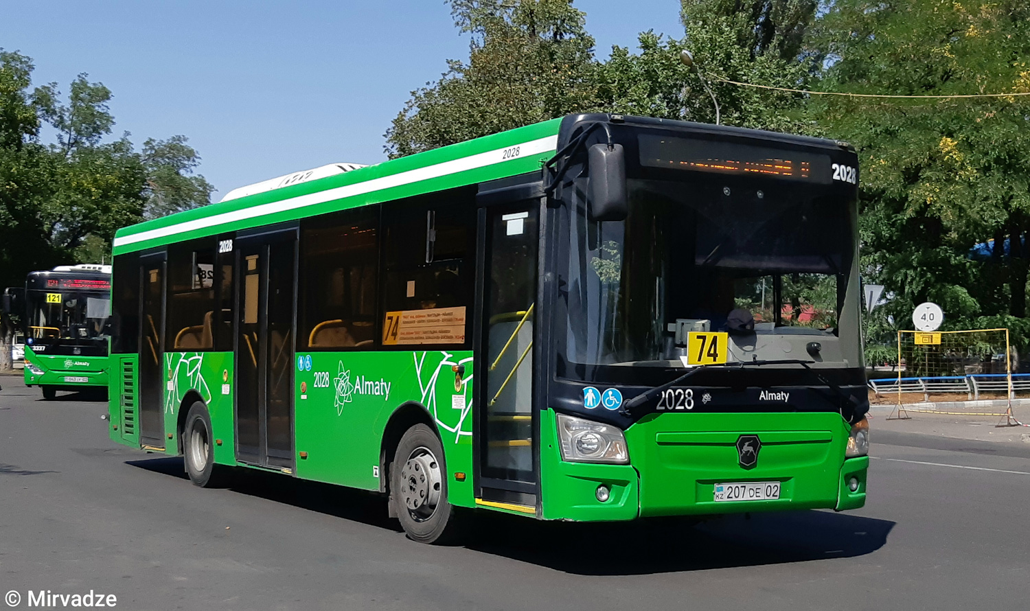 Алматы, ЛиАЗ-4292.60 (1-2-1) № 2028 Алматы, ЛиАЗ-4292.60 (1-2-1) № 2028