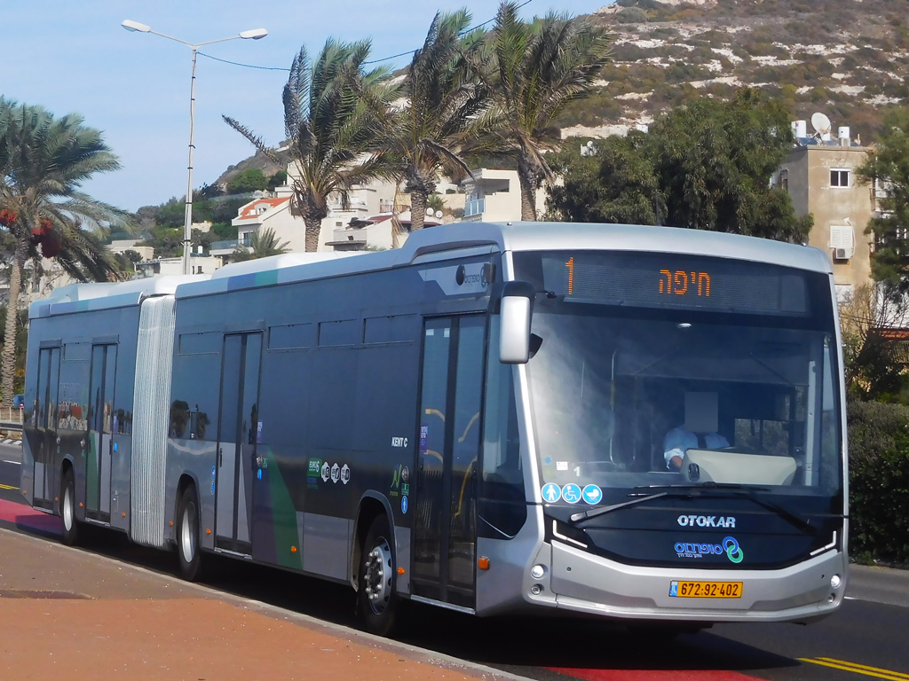 Израиль, Otokar Kent C 18 BRT № 672-92-402