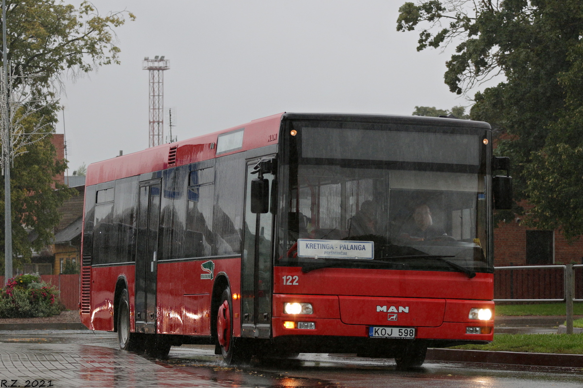 Литва, MAN A20 NÜ313 № 122
