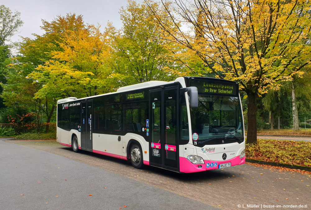 Нижняя Саксония, Mercedes-Benz Citaro C2 hybrid № 79