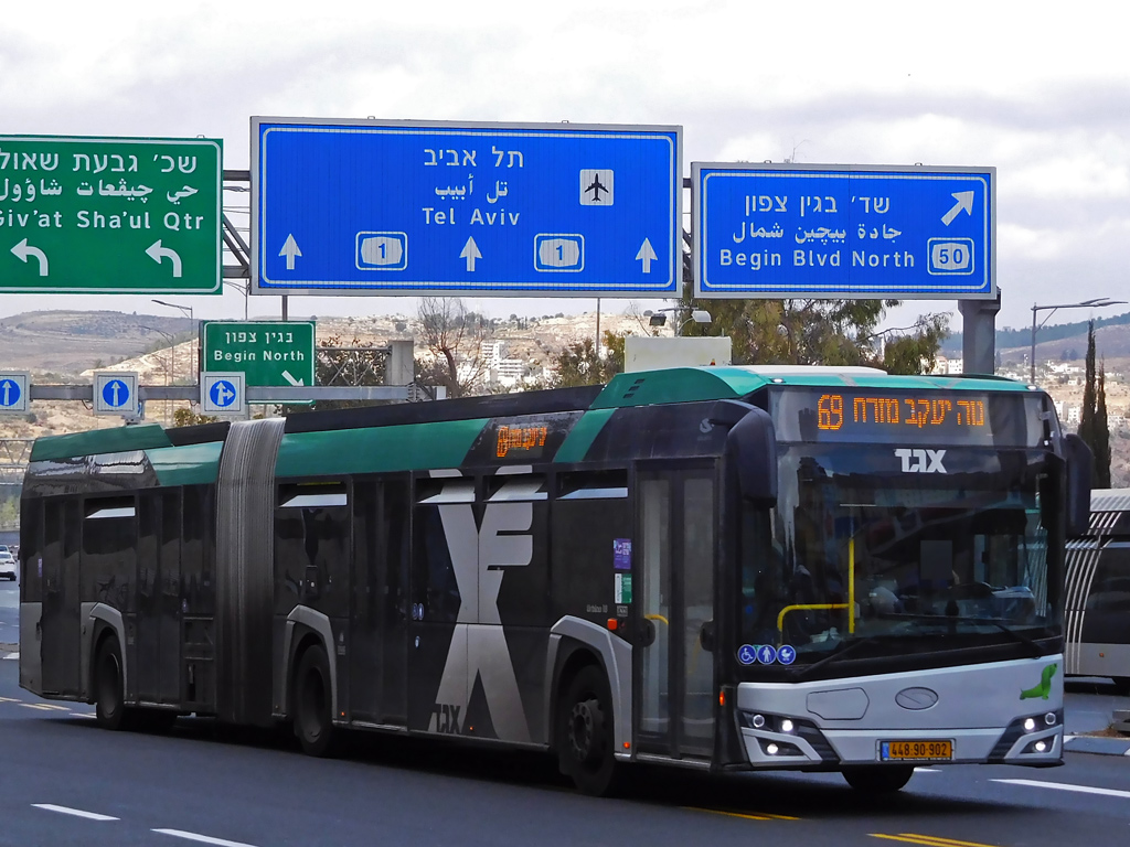 Израиль, Solaris Urbino IV 18 № 448-90-902