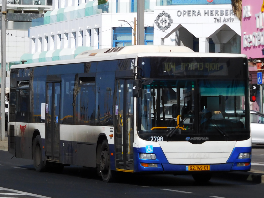 Израиль, Merkavim 3405 № 7798