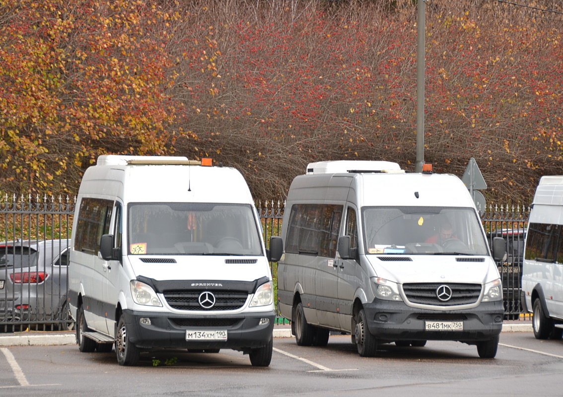 Московская область, Самотлор-НН-323911 (MB Sprinter 515CDI) № М 134 ХМ 190; Московская область, Луидор-223602 (MB Sprinter) № В 481 МК 750