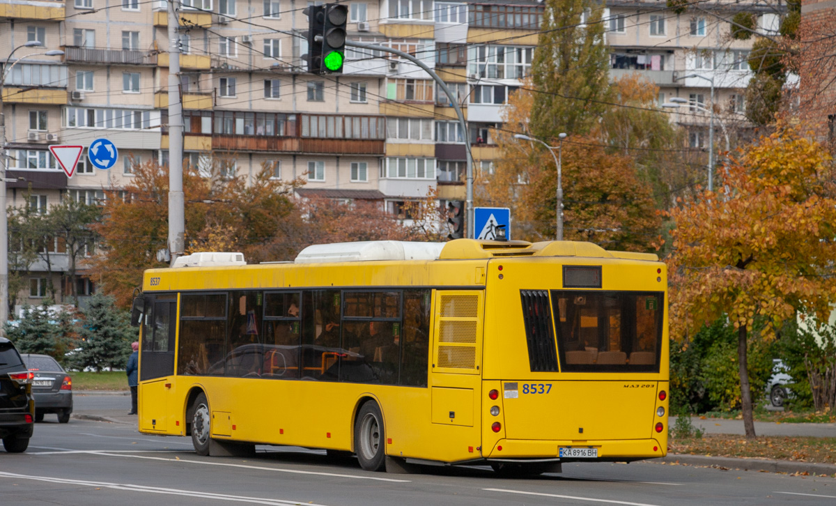 Киев, МАЗ-203.015 № 8537