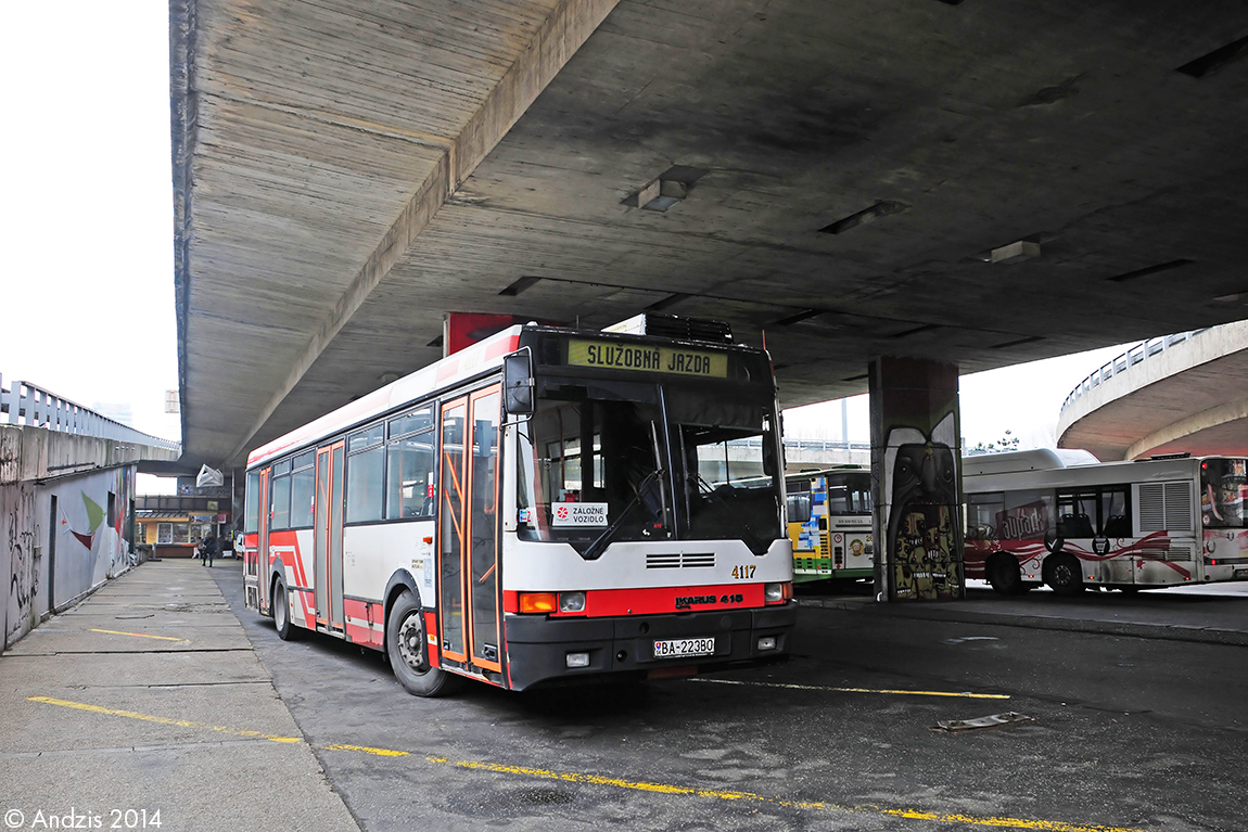 Словакия, Ikarus 415.30A № 4117