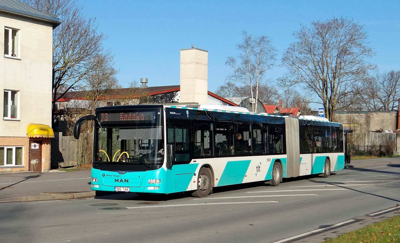 Эстония, MAN A40 Lion's City GL NG323 № 3583