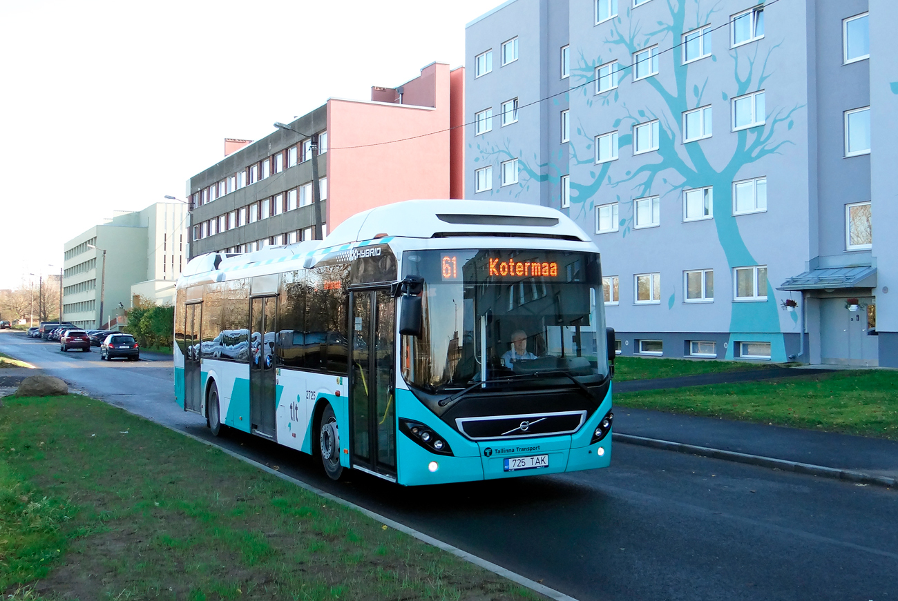 Эстония, Volvo 7900 Hybrid № 2725