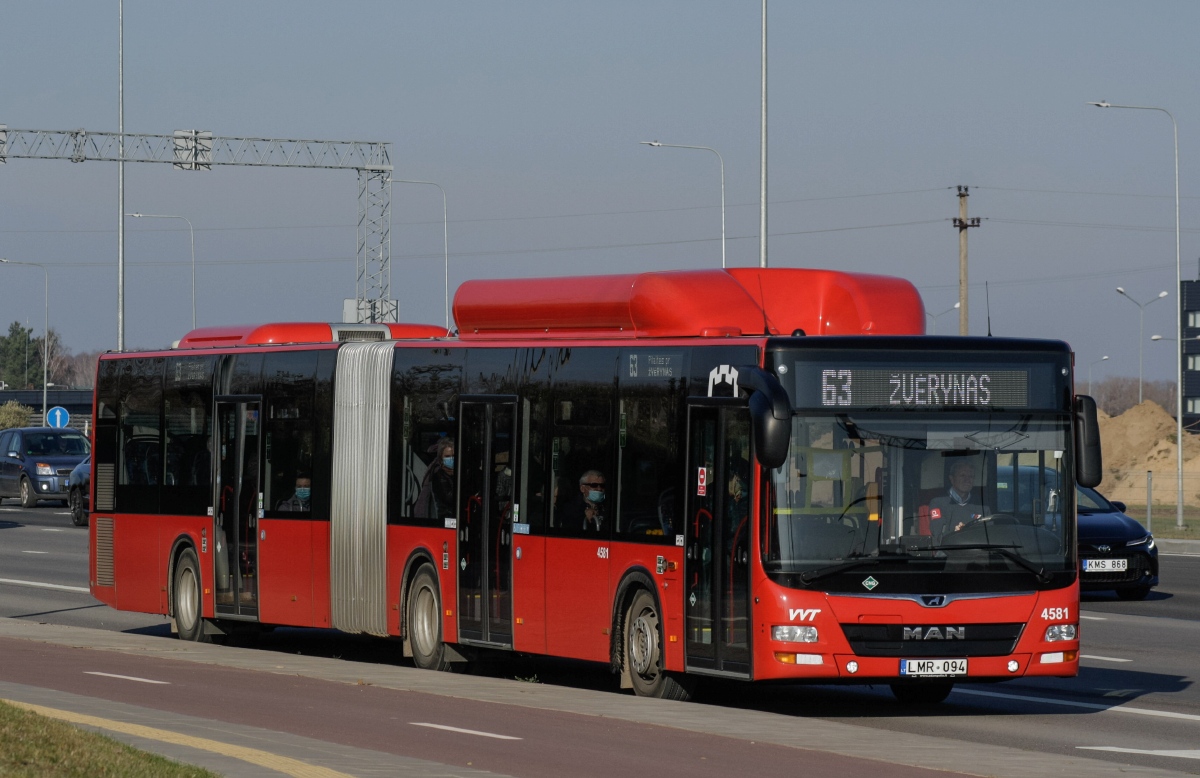 Литва, MAN A23 Lion's City G NG313 CNG № 4581