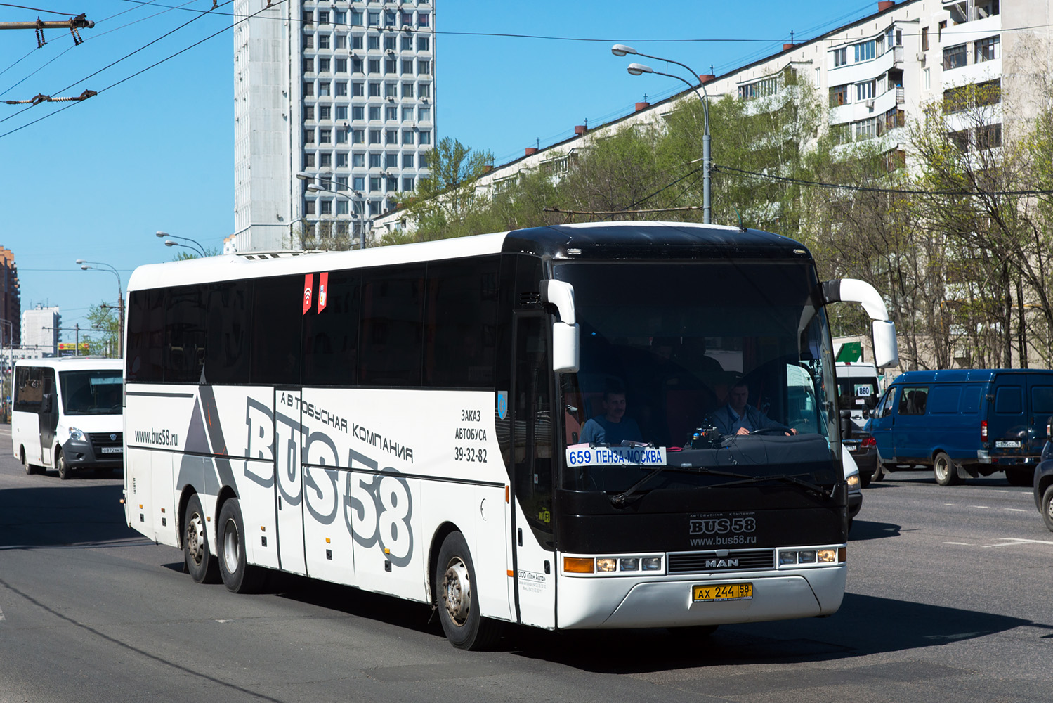 Пензенская область, MAN A32 Lion's Top Coach RH4*3-13,7 № АХ 244 58