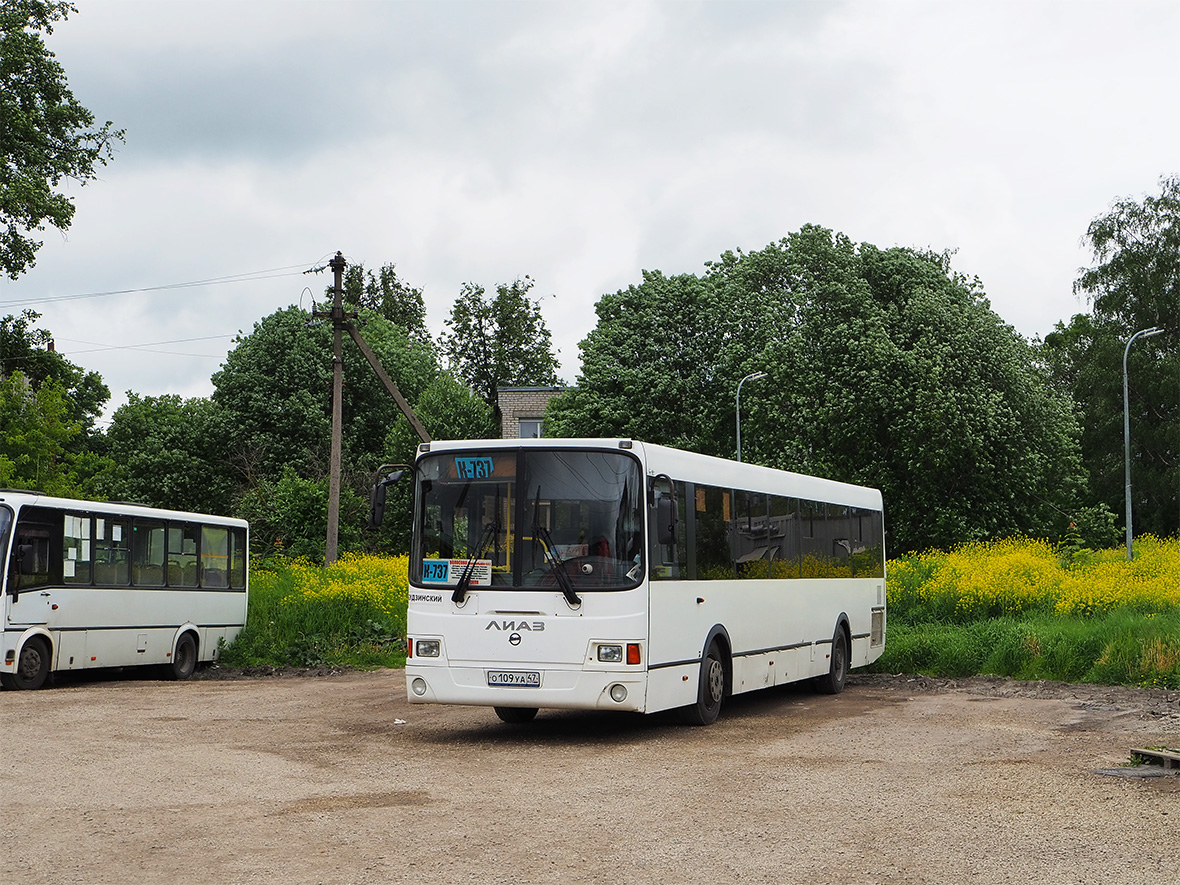 Ленинградская область, ЛиАЗ-5256.65 № О 109 УА 47