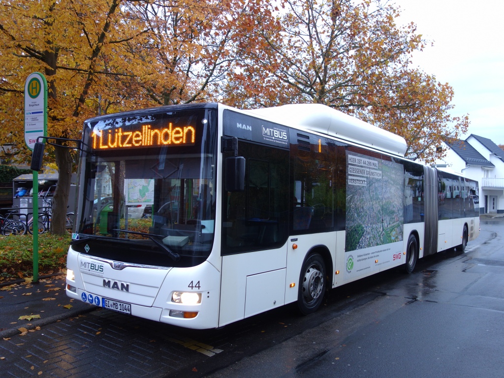 Гессен, MAN A23 Lion's City G NG313 CNG № 44